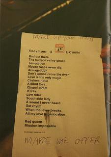 Golden Earring fanclub magazine 2010#3 back cover